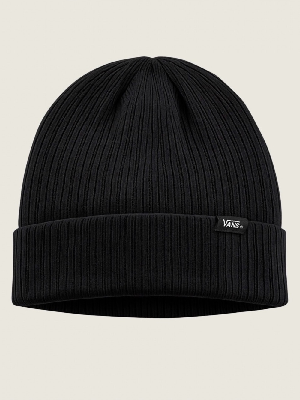 Vans Black Knit Cuffed Beanie *NWOT*